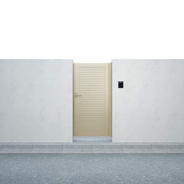 シンプレオ門扉　５型　片開き　柱仕様     １１・１６R（L） | YKKAP